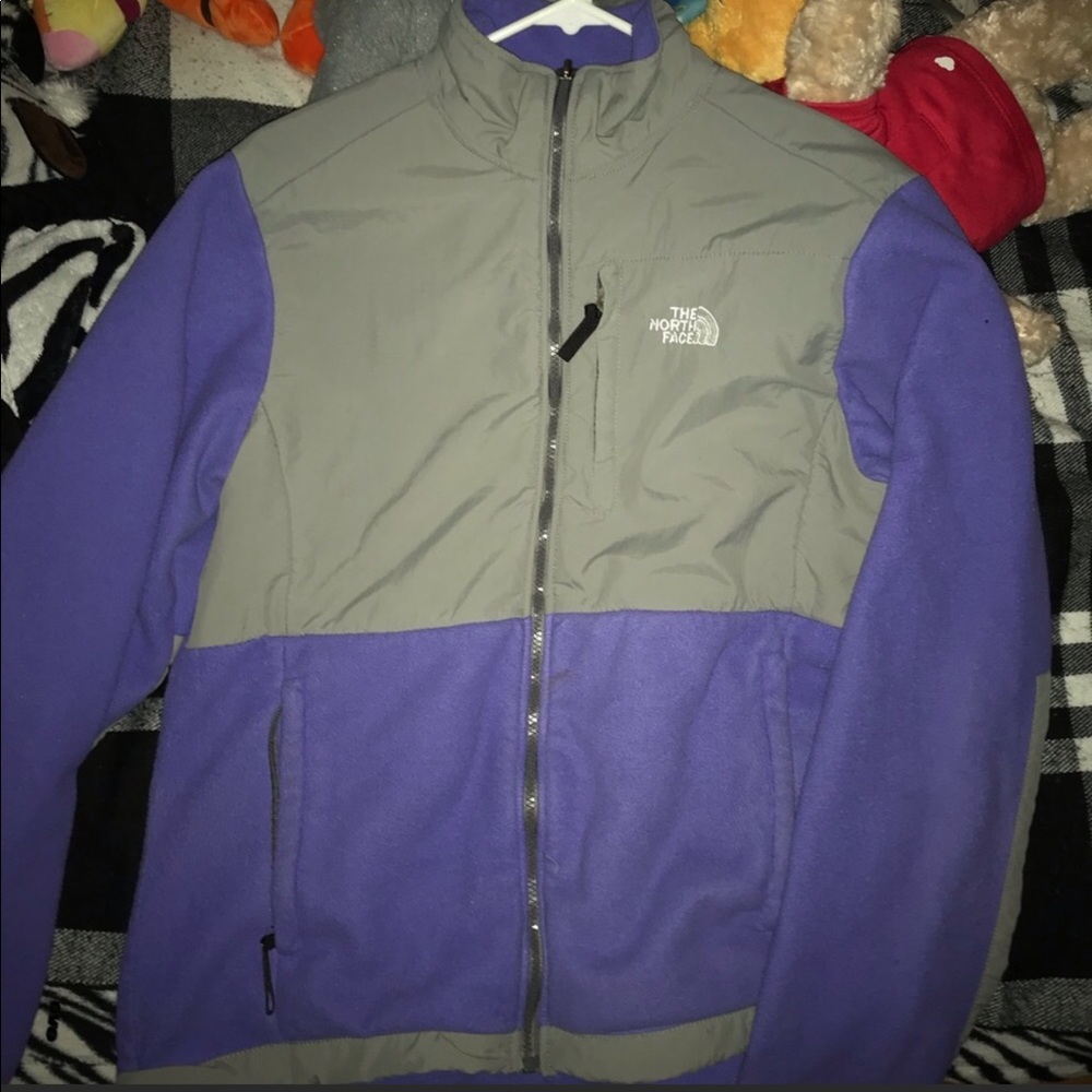 The North Face purple jacket XXL